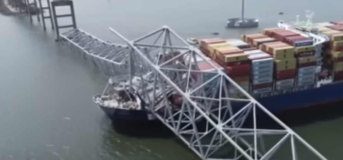 Baltimore: The Boat Path of the Crashed Container Ship Makes You Wonder How They All Don’t Crash